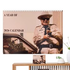 2026 Wall Calendar Vintage Funny Collectible Desk Decor Retro Daily
