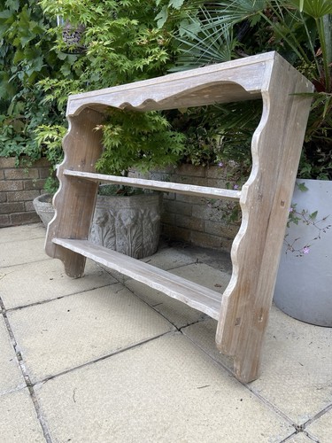Vintage oak wall shelf - oak, |