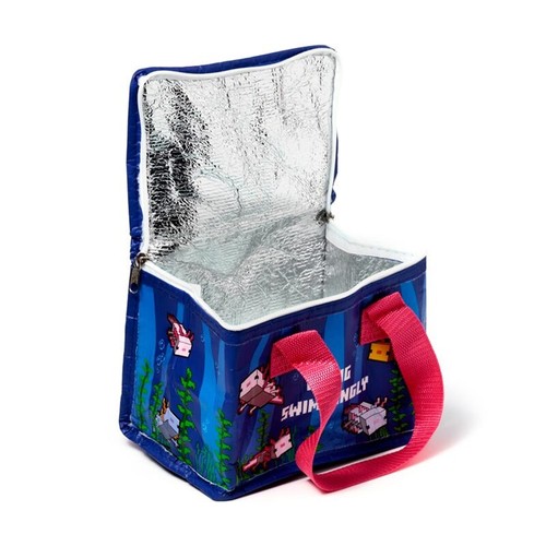 Minecraft axolotl coolbag - minecraft,