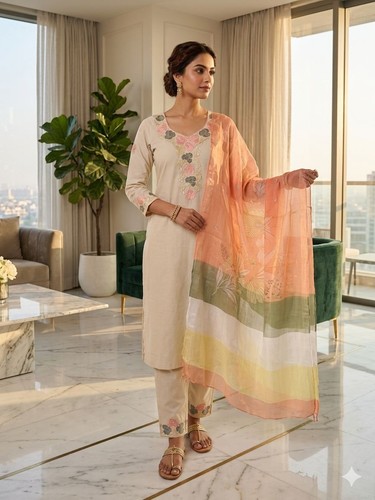 Ruby cotton embroidered - cotton,