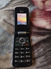 LG GB220 Flip Fold Mobile Phone Black Unkown Network Fully Working