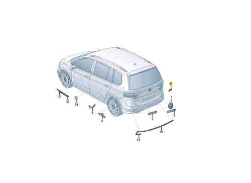 Volkswagen touran rear - touran,