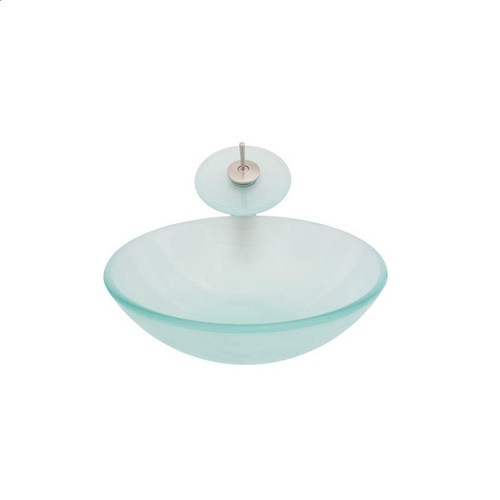 Bathroom frosted glass wash - frosted,