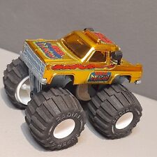 Retro Monster Truck Diecast Metal Model Red Dragon Majorette 4x4 Gold Ex.cond