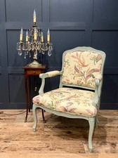 A Vintage Painted Louis Armchair 