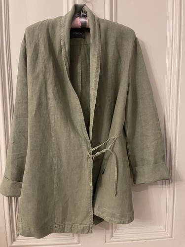 Exemplary oska linen jacket - exemplary,