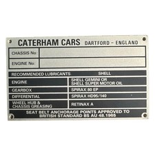 Caterham Cars Chassis