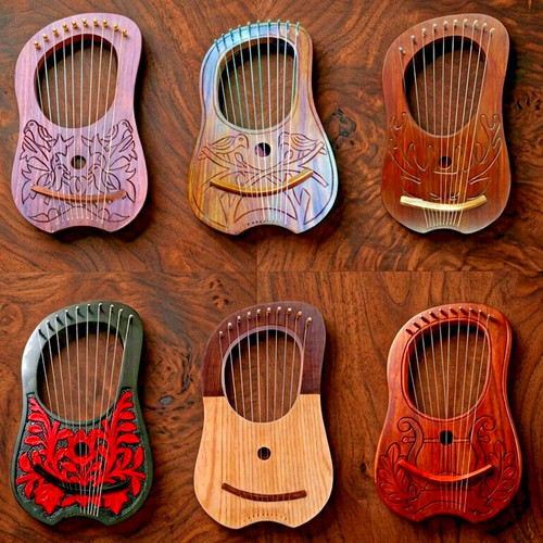 String lyre harp handmade - string,