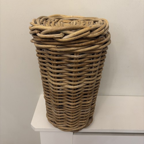 Wicker woven basket - woven, with