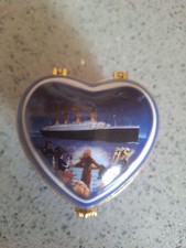 rare vintage titanic heart of the ocean porcelain clock