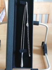 H Samuel Pendant Clear Stone