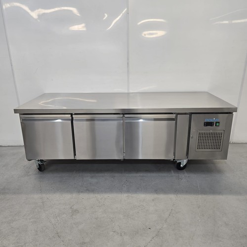 Counter fridge triple door - fridge, low