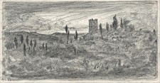 Antique Pencil Drawing -