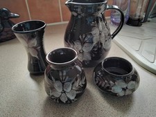 Tenby Studio Pottery vases X 3.(not jug.sold separate.)