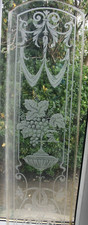 VICTORIAN ACID ETCHED GLASS