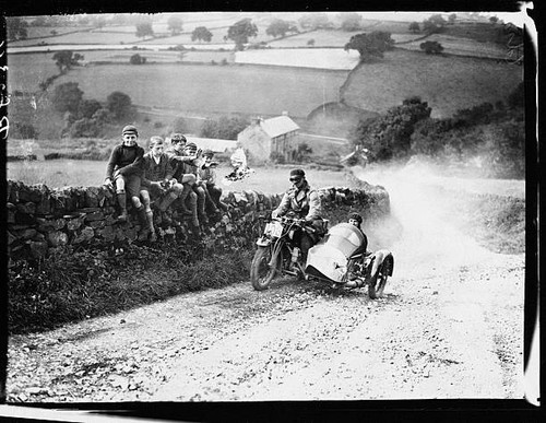 Motorcycle racer sidecar