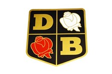 DAVID BROWN ROSES BADGE 6"