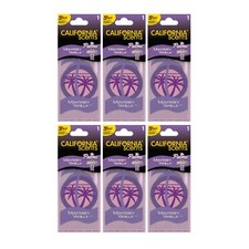 6 x California Scents 2D Palm Tree  Air Freshener Fragrance - Monterey Vanilla