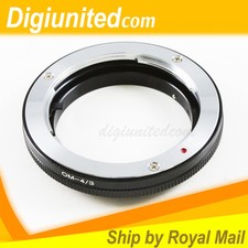 Olympus OM lens to Olympus Four Thirds 4/3 mount adapter E-3 E-30 E-510 E620 E-5