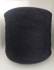 Monticolor Spa Cone Yarn Black Boucle Weight inc. cone 1025g 4 Ply (8/1)