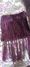 maroon crushed velvet shawl 