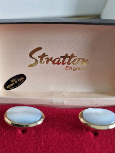Vintage cufflinks real mother - vintage,