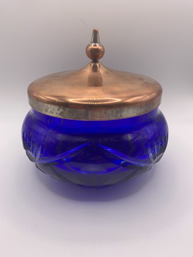 Vintage bohemian czech - vintage, cobalt