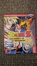 Dragon Ball Z the Legacy of Goku II 2 strategy Player's guide book with DVD 2003