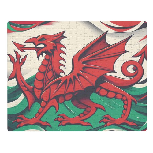 Welsh dragon jigsaw puzzles - dragon',