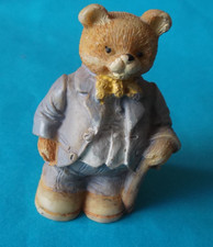 Cherished Teddies Wedding Time for Wedded Bliss leaning on a stick 476366 1998