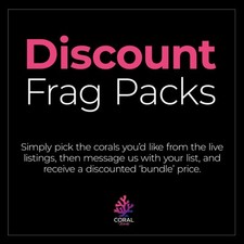 Discount Frag Pack corals zoas mushrooms acans @Coralworksuk