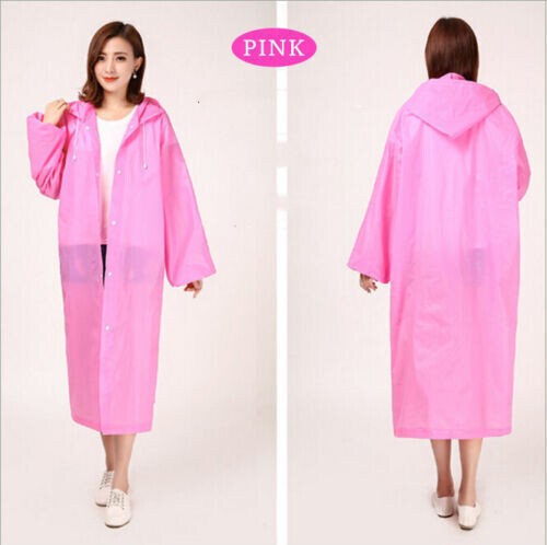 Pink waterproof poncho - waterproof,