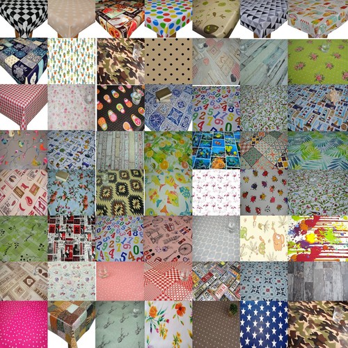 Wipe clean tablecloth cover - clean,