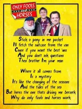 Funny fools horses lyrics - funny,
