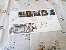 Burt Kwouk and John Mills signed first day cover