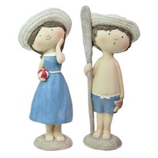 Resin Beach Boy and Girl
