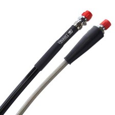 HOSE FRONT BRAKE SILVER / BLK