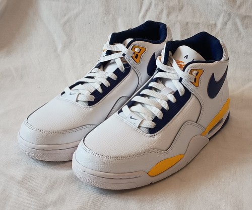 Nike air flight lite mid - mid, white