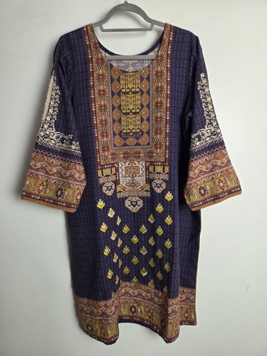 Patterned kurta kameez size - kurta,