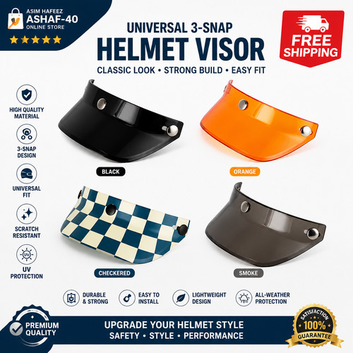 Motorcycle visor peak - peak, helmet