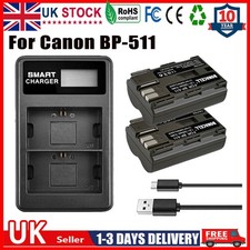 2x 2200mAh BP-511 Battery /