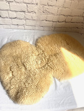 Beautiful Sheepskin pram liner - v lightly used (with holes for straps)