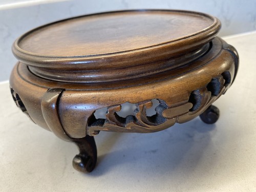 Vintage chinese carved wood - chinese,