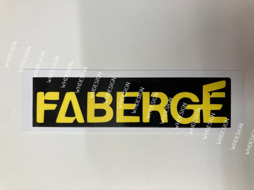 Barry sheene faberge sticker - faberge,