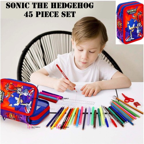 Sonic hedgehog pencil pens - hedgehog,
