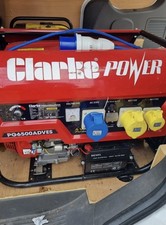 CLARKE PG6500ADVES - EURO 5 5.5kVA (230V/110V) Dual Volt Petrol Generator 