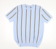 Next Men's XL Blue Striped