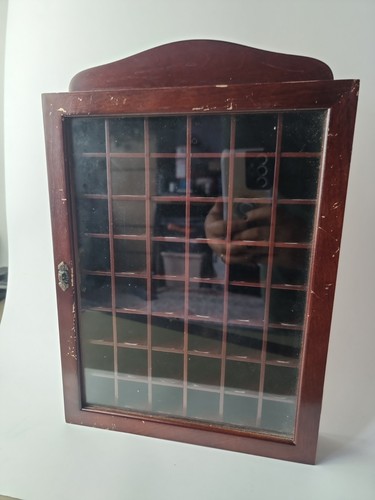 Vintage compartment wooden - 48,
