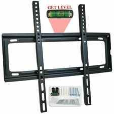 TV WALL MOUNT BRACKET SLIM FOR 26 30 32 40 42 50 63 INCH FLAT 3D LCD LED PLASMA