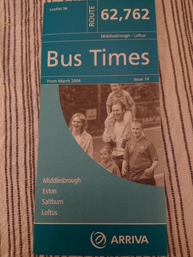 Arriva north east - east, timetable